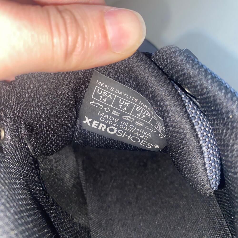 Xero Daylite Hiker Fusion Boots Shoes Mens Size 14 Barefoot Minimalist Hiking - Picture 6 of 6